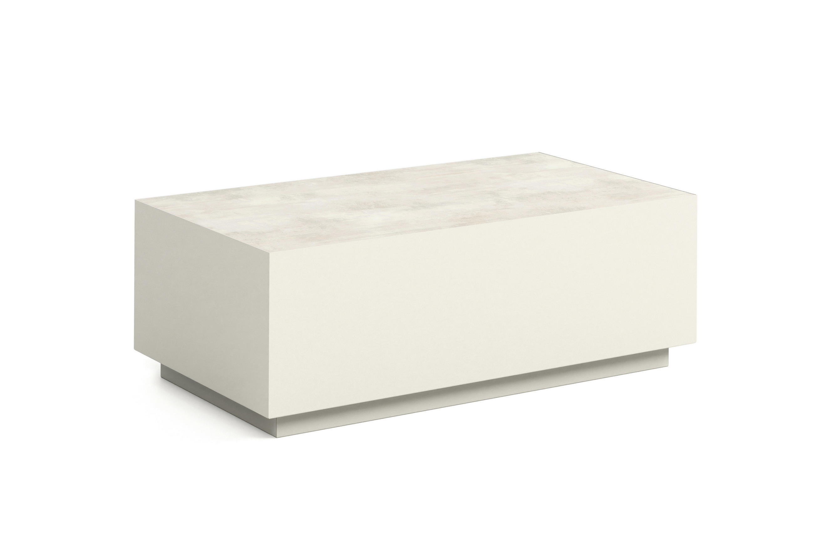 COUCHTISCH MORISS - Kaschmir/Creme, Holzwerkstoff (55/100/36cm) - Meblini