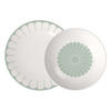 TAFELSERVICE Fleur Couleur Vert 12er Set - Grün, Keramik (24/5.1/24cm) - Villeroy & Boch