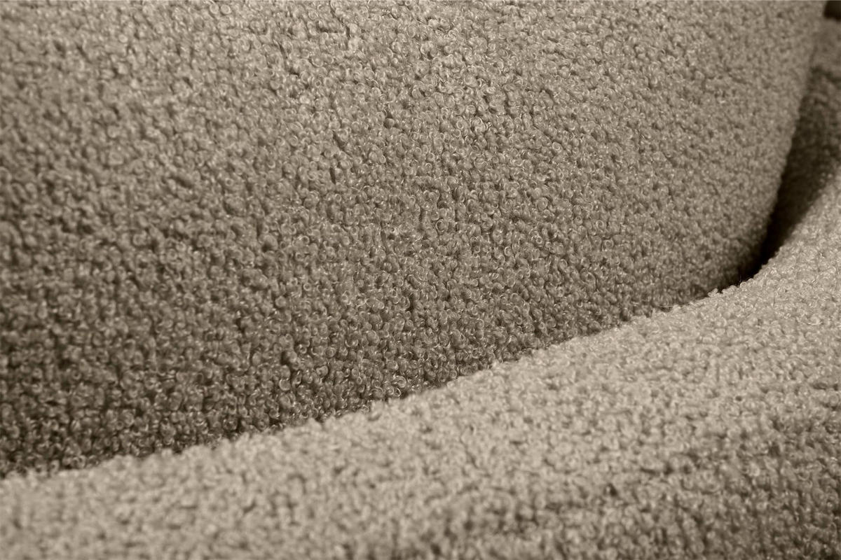 DREHSESSEL RAGGI 360° Drehfunktion mit inklusive dekorativem Kissen, Braun - Braun, Textil (92/75/94cm) - KONSIMO®