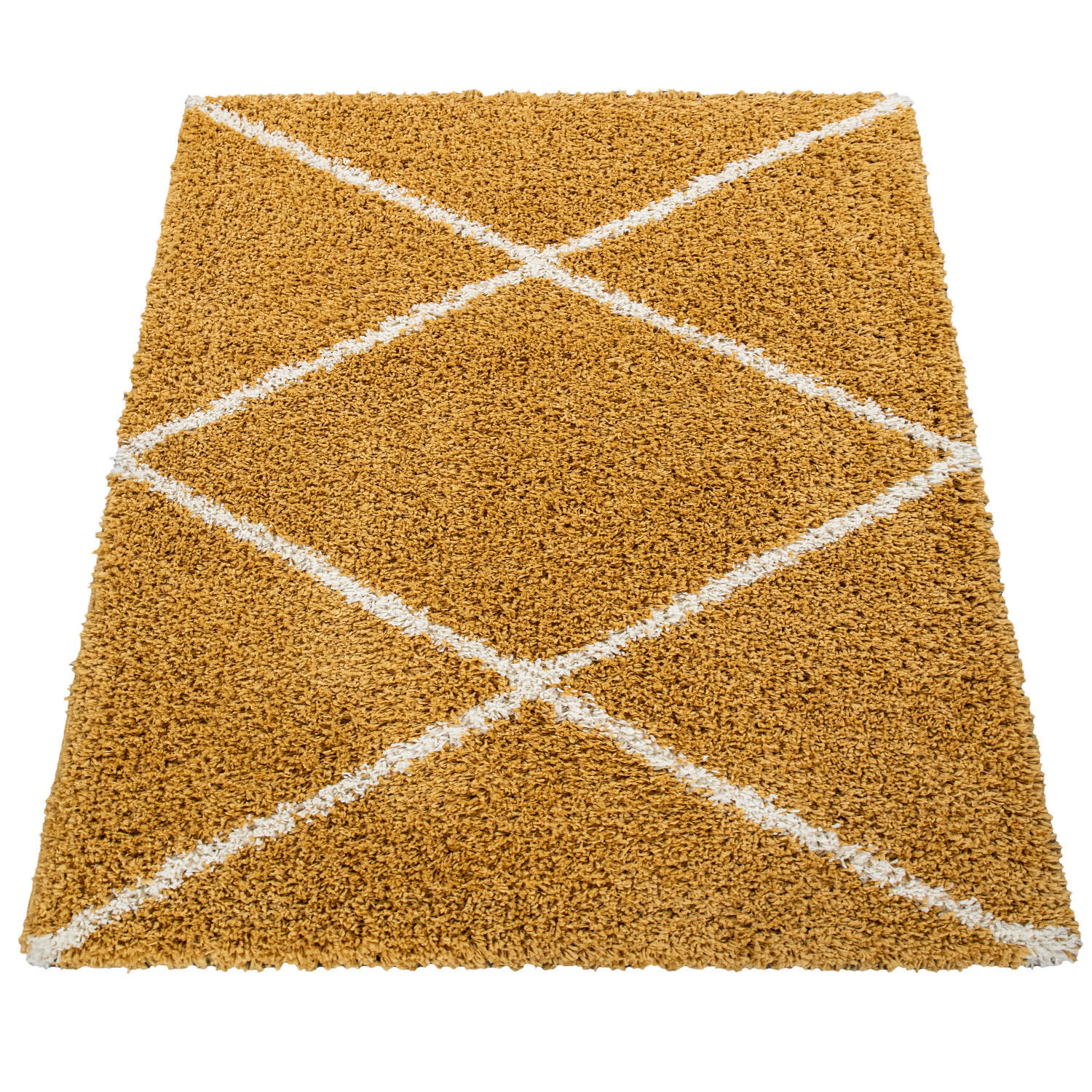 HOCHFLORTEPPICH 80/150 cm Kalmar 442 - Gelb, Textil (80/150cm) - Paco Home