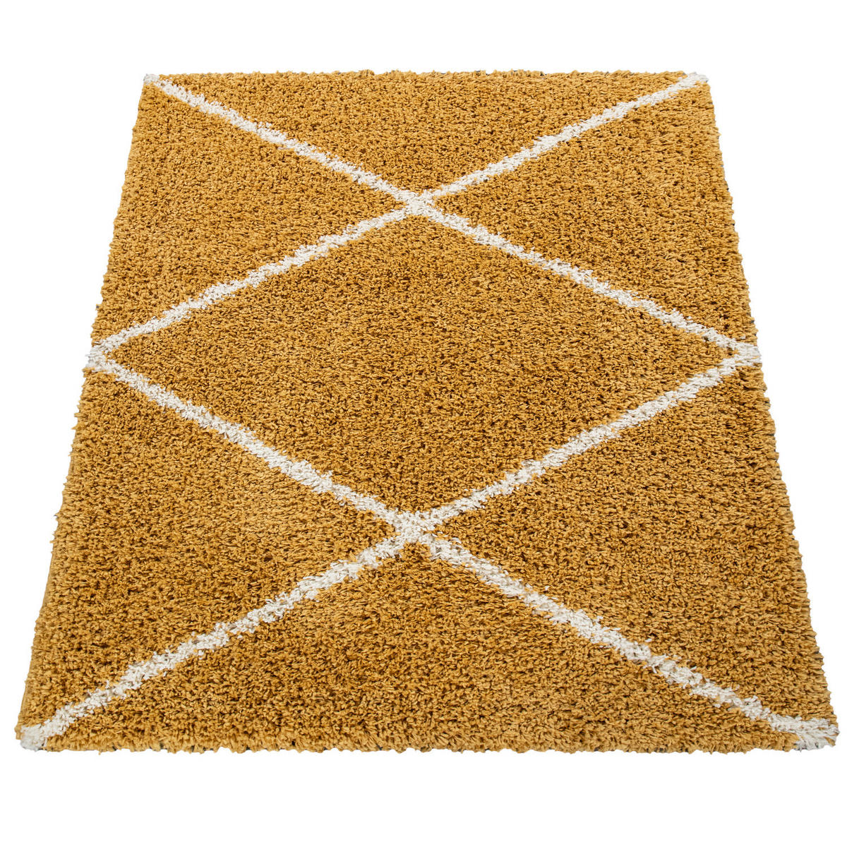 HOCHFLORTEPPICH 80/150 cm Kalmar 442 - Gelb, Textil (80/150cm) - Paco Home