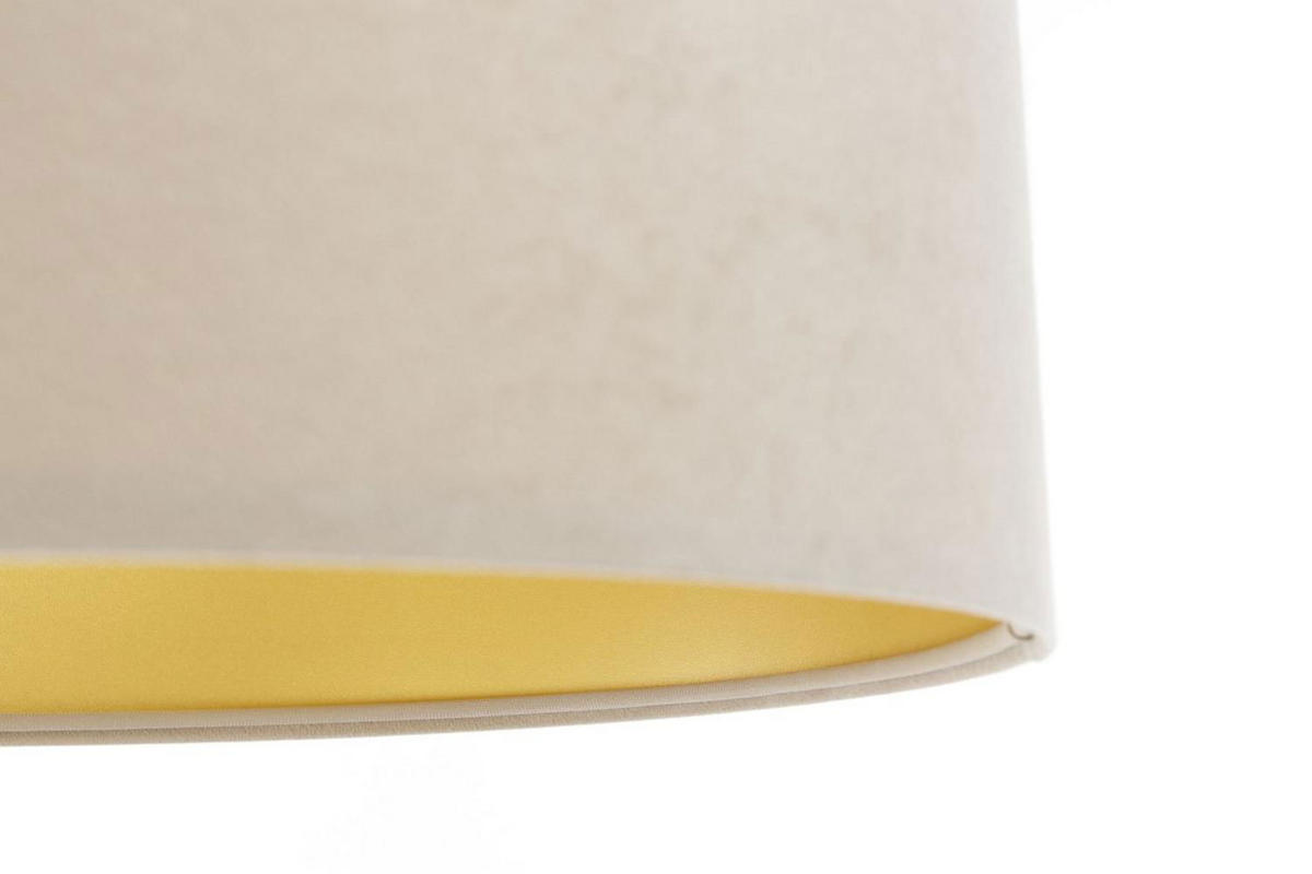 HÄNGELEUCHTE Weiß 50/25 cm - Beige/Weiß, Kunststoff (50/0.4/25cm) - ONZENO