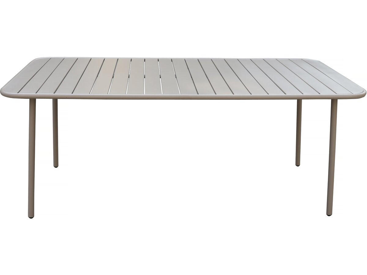 GARTENTISCH bilbao Taupe - Taupe, Metall (180/90/71cm) - Habitat Garten