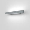LED-WANDLEUCHTE - Grau, Metall (30/3.1/7cm) - Lumicom