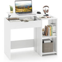 DATORBORD vitt - Vit, Träbaserade material (49/100/75cm) - COSTWAY