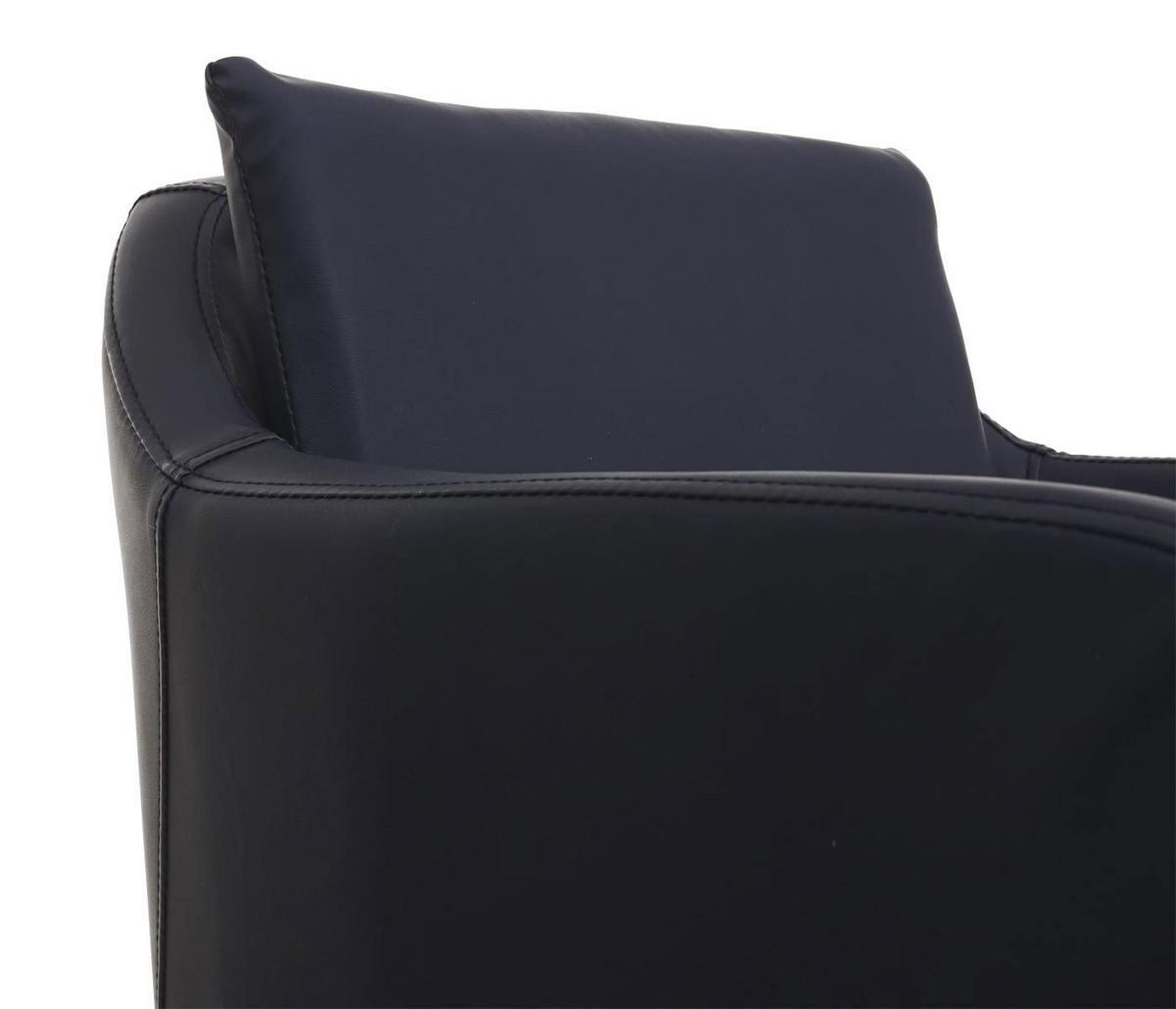 ESSZIMMERSTUHL Schwarz 2er-Set - Schwarz, Textil (60/86/65cm) - MCW