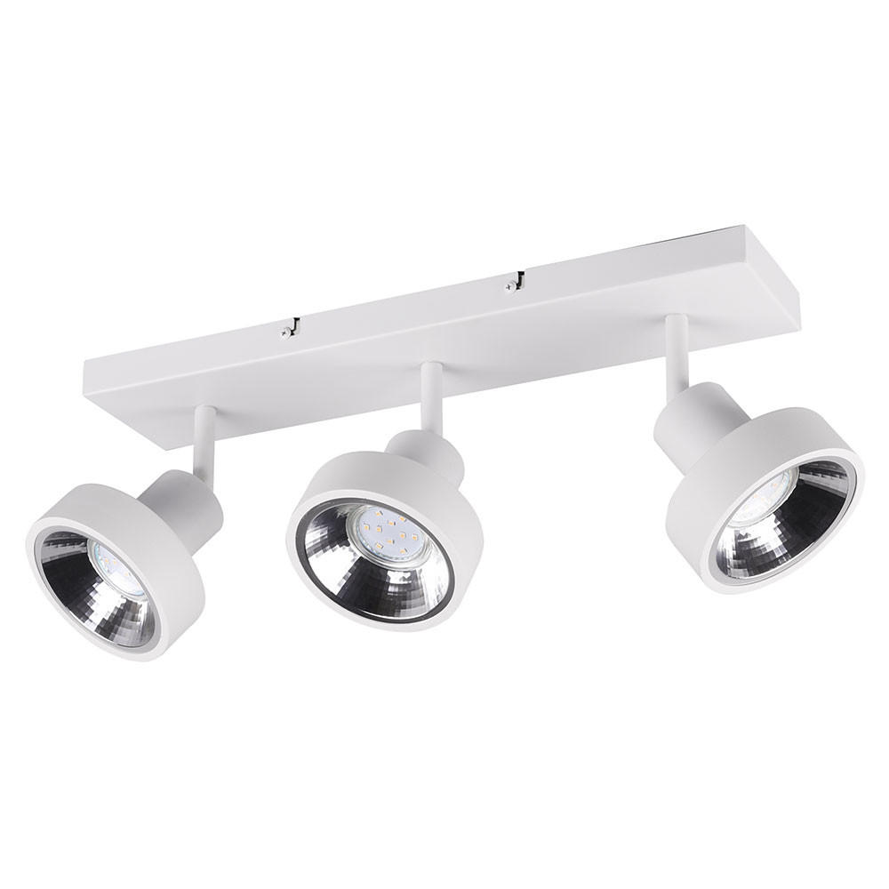 LED DECKENLEUCHTE Metall Weiß Matt - Weiß, Metall (16/44/19cm)