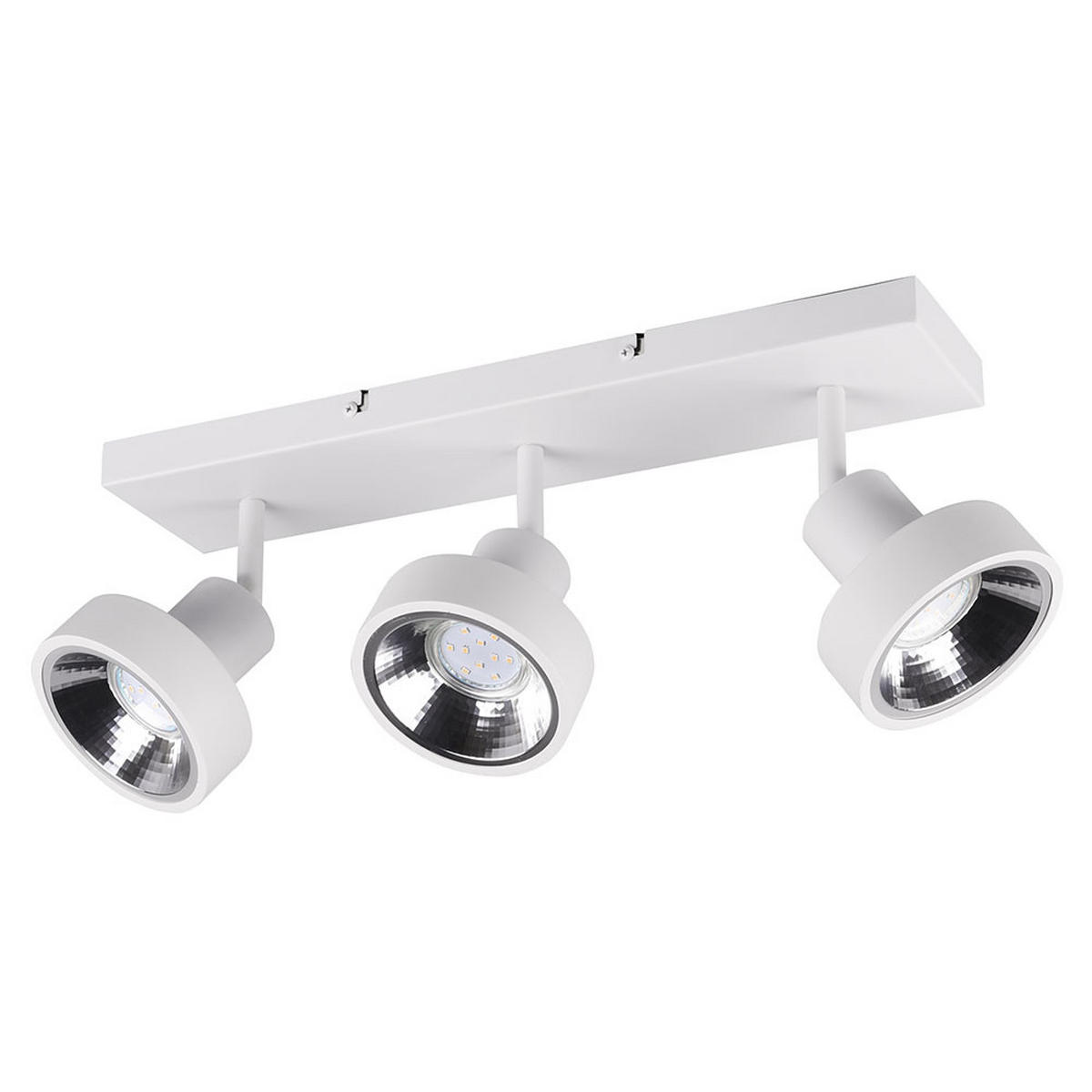 LED DECKENLEUCHTE Metall Weiß Matt - Weiß, Metall (16/44/19cm)