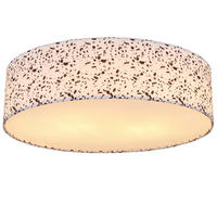 LED DECKENLEUCHTE VARIOS Weiß Terrazzo - Weiß, Metall (38/38/10cm)