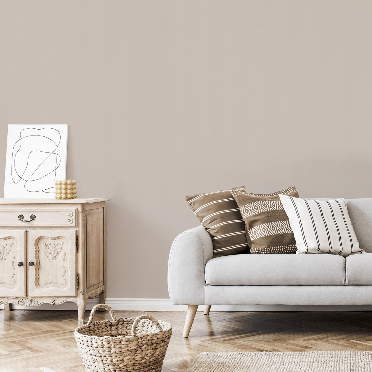 TAPETE Lynn - Creme/Weiß, Papier/Kunststoff (52/1000cm) - Superfresco Easy