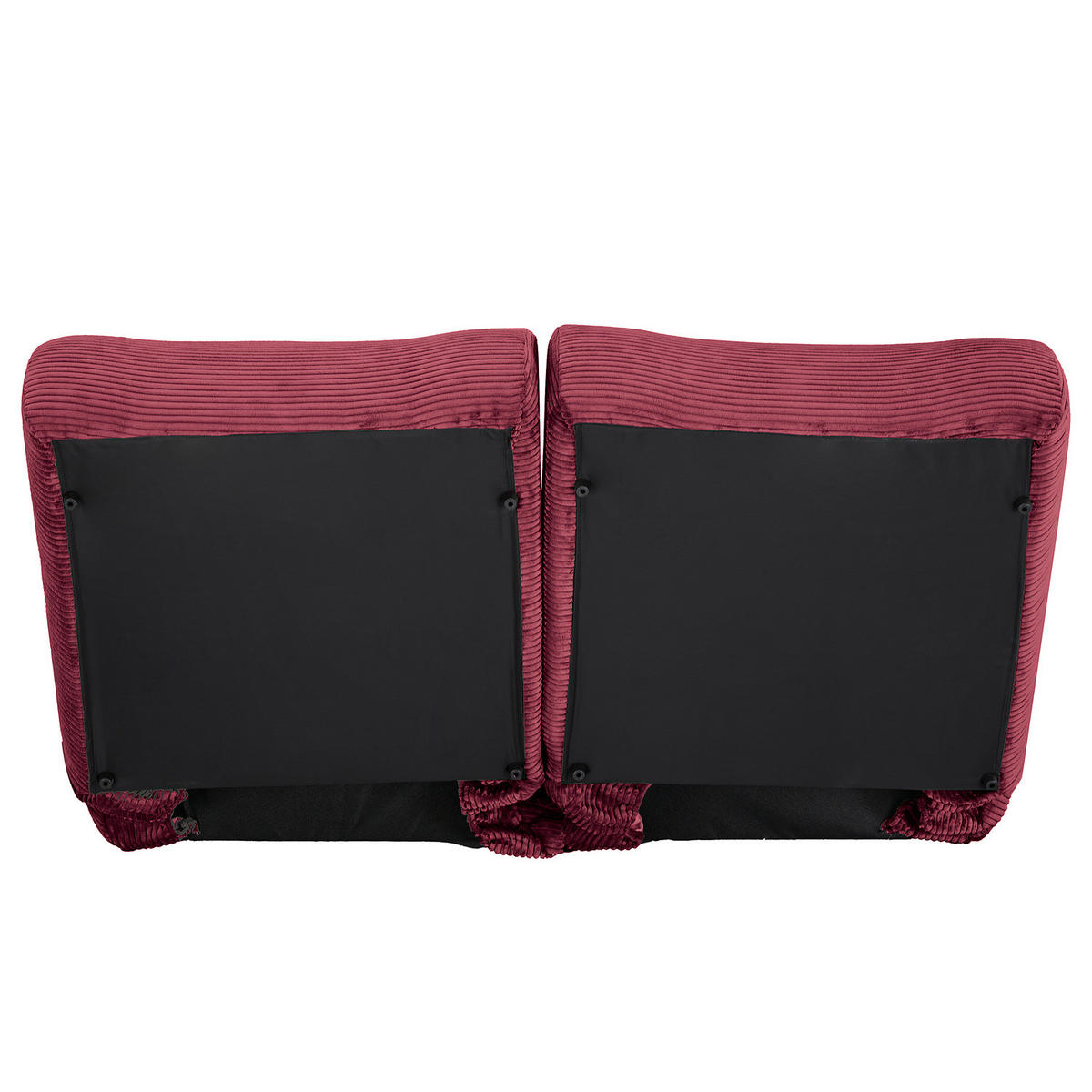 SCHLAFSOFA - Cordstoff - Beere, Textil (159/88/160cm) - home24
