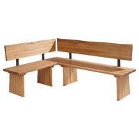 ECKBANK Dayana 151 x 201 x 87 Massivholz Wildeiche geölt - Wildeiche, Holz (151/201cm) - 58aufmkessel