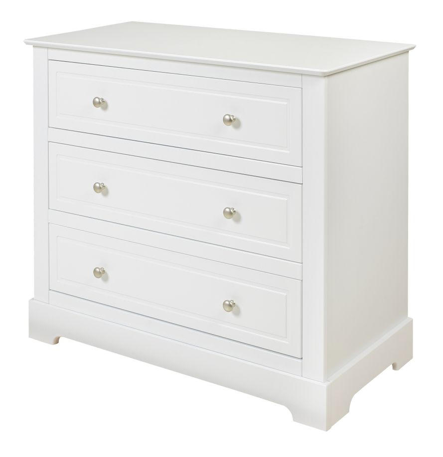 RAUMHIRSCH FURNITURE DĚTSKÁ KOMODA Marylou – rustikální elegance a funkčnost Bílá