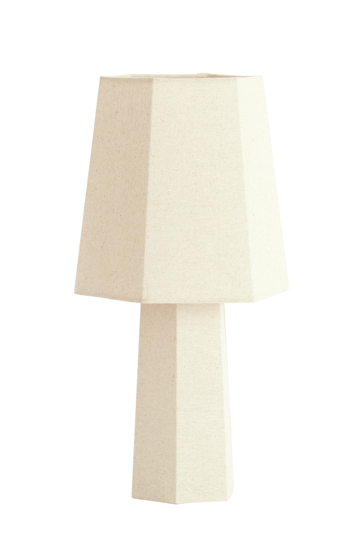 TISCHLAMPE Musabo Braun 25/25/49 cm - Braun, Textil (25/25/49cm) - Light & Living