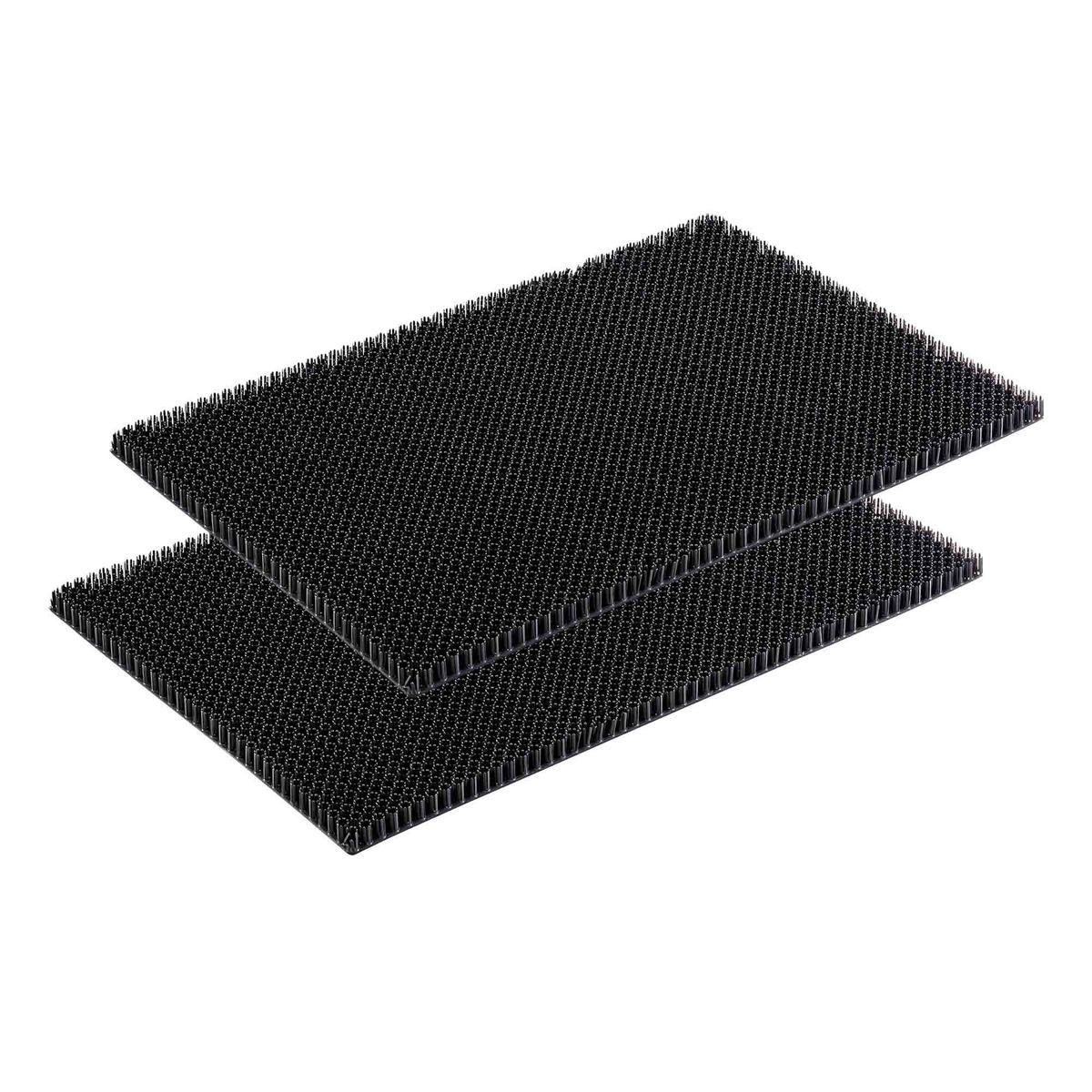 OUTDOOR-FUSSMATTE SEANSON 2ER SET - Anthrazit, Textil (40/60cm) - Astra