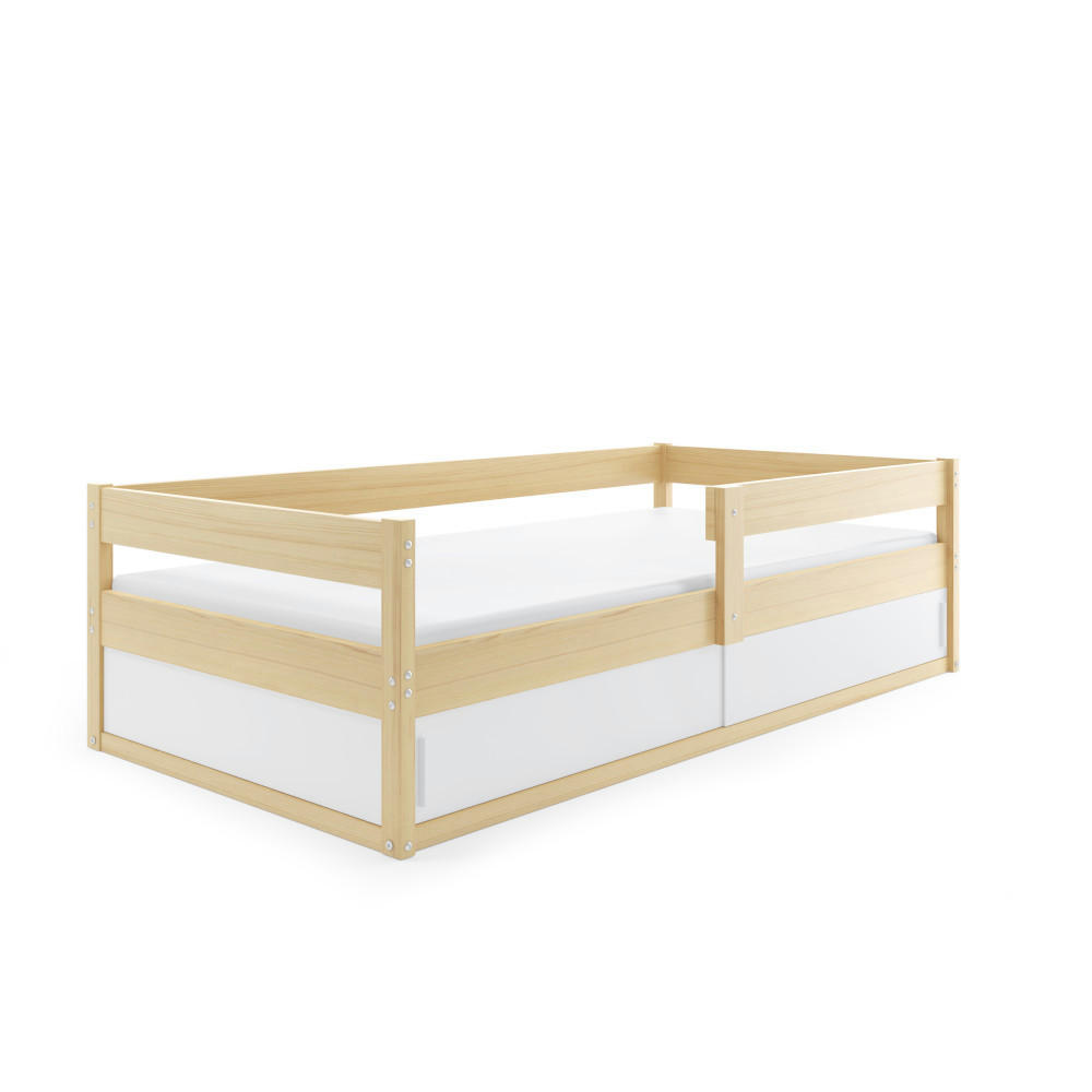 KINDERBETT Hugo 160x80cm mit Lattenrost - Naturfarben, Holz (80/160cm) - Interbeds