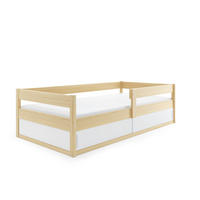 KINDERBETT Hugo 160x80cm mit Lattenrost - Naturfarben, Holz (80/160cm) - Interbeds