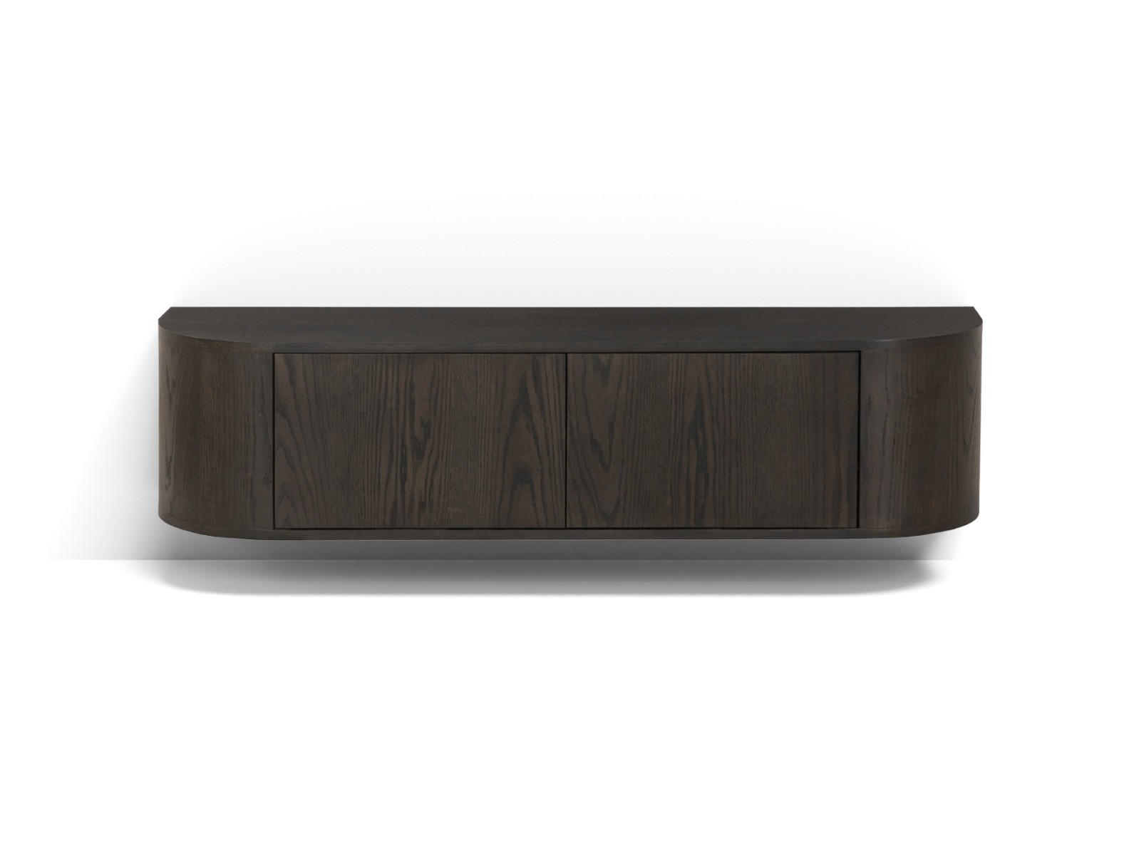 TV-MÖBEL Novero Braun 35/140/33 cm - Dunkelbraun, Holz (140/33/35cm) - Livingfurn