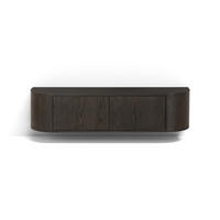 TV-MÖBEL Novero Braun 35/140/33 cm - Dunkelbraun, Holz (140/33/35cm) - Livingfurn