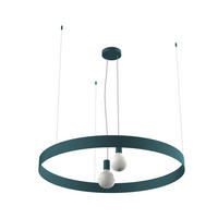 HÄNGELEUCHTE - Blau, Metall (80/80/6cm) - Lumicom