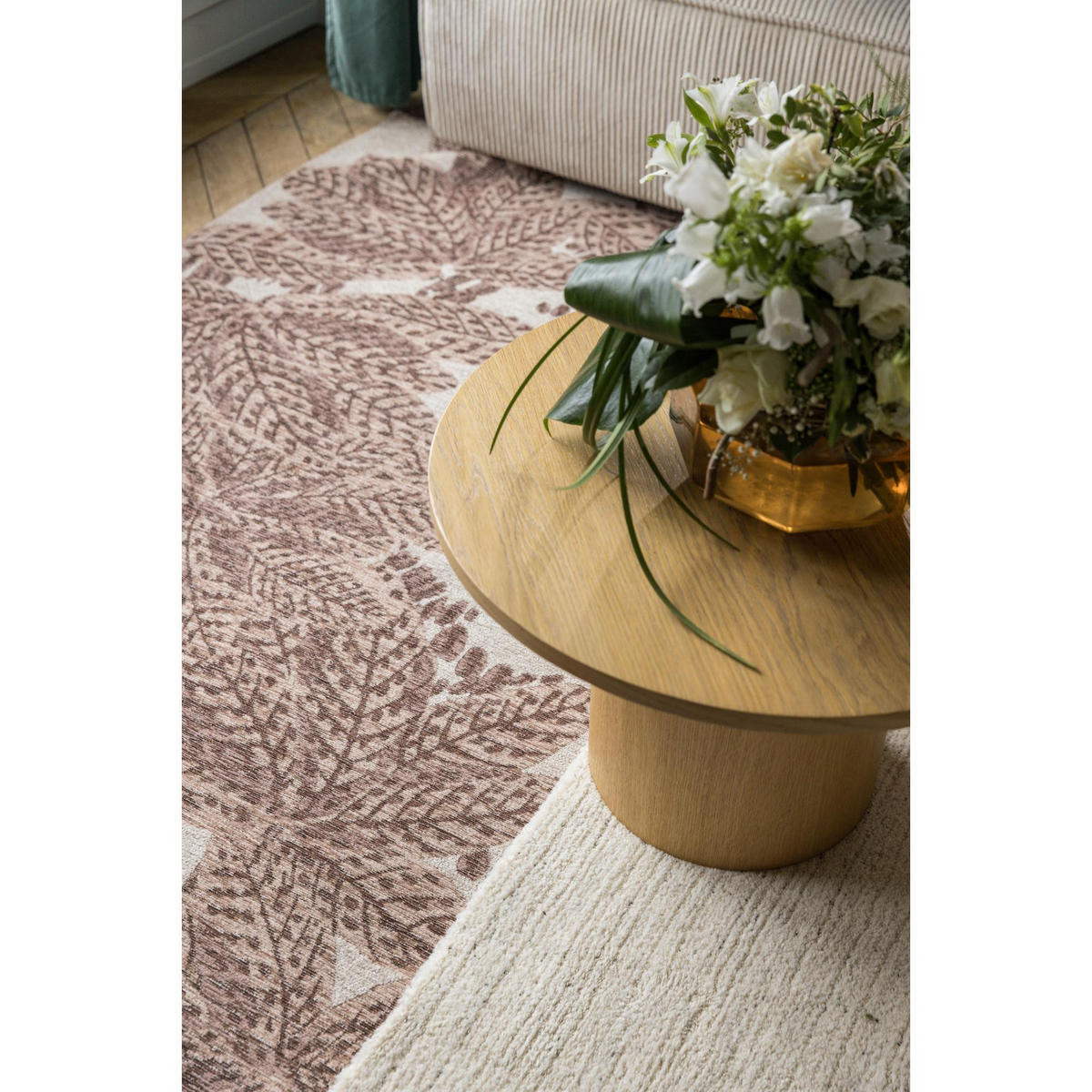 RECYCELTER OUTDOOR-TEPPICH Ariane rost 80 x 200 cm - Rot, Textil (80/200cm) - Vivaraise
