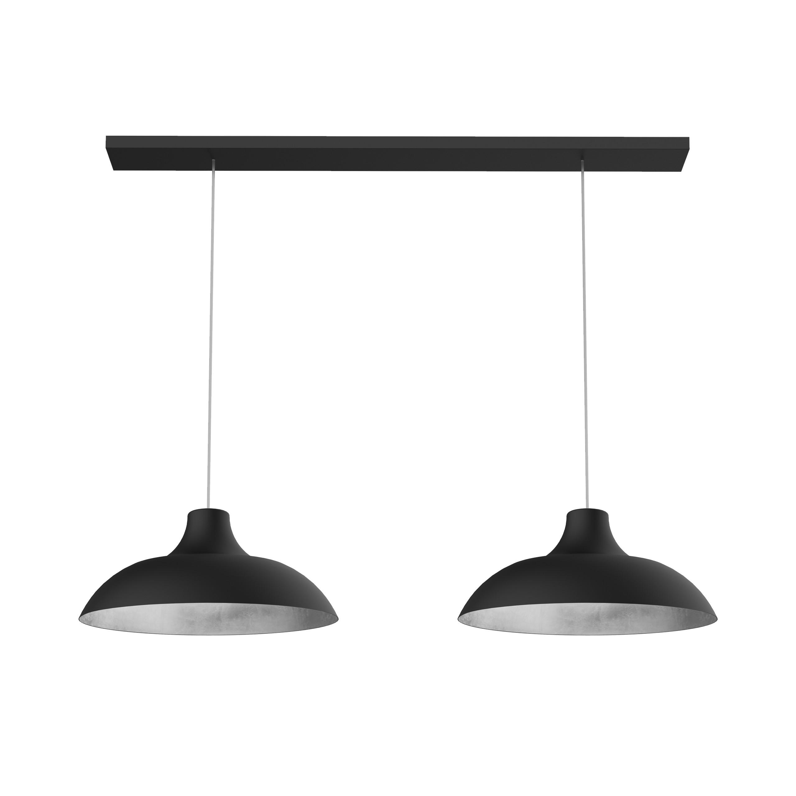 Lumicom Hängeleuchte Schwarz 30x15x30 cm