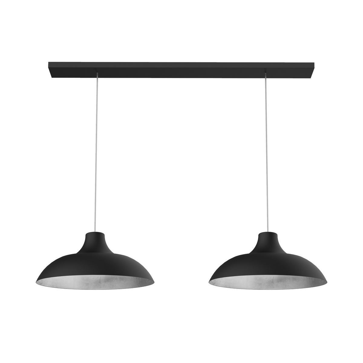 HÄNGELEUCHTE - Schwarz, Metall (30/30/15cm) - Lumicom