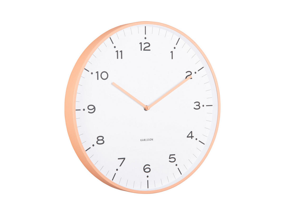WANDUHR Circus Rings Ø40 cm - Orange, Metall (40/1/40cm) - Karlsson