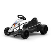 KINDER ELEKTRO-GOKART FXI1 Driftmodus, EVA-Reifen, Sicherheitsgurt, bis 10 km/h, Elektroantrieb - Schwarz, Kunststoff (110/77/54cm) - Es-Toys