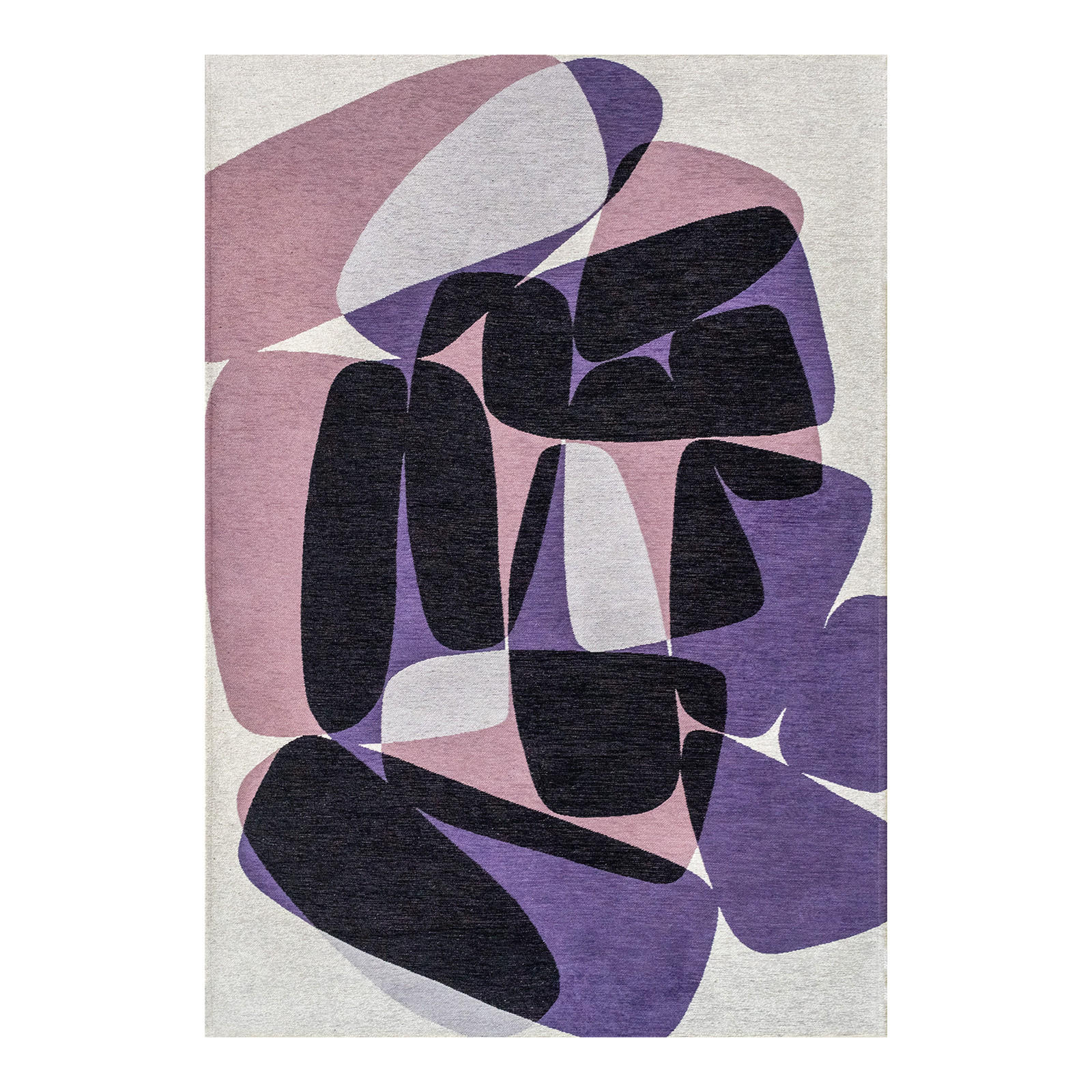 TEPPICH Eclipse Gallery Stones 170/240 cm - Lila, Kunststoff/Textil (170/240cm) - Louis De Poortere