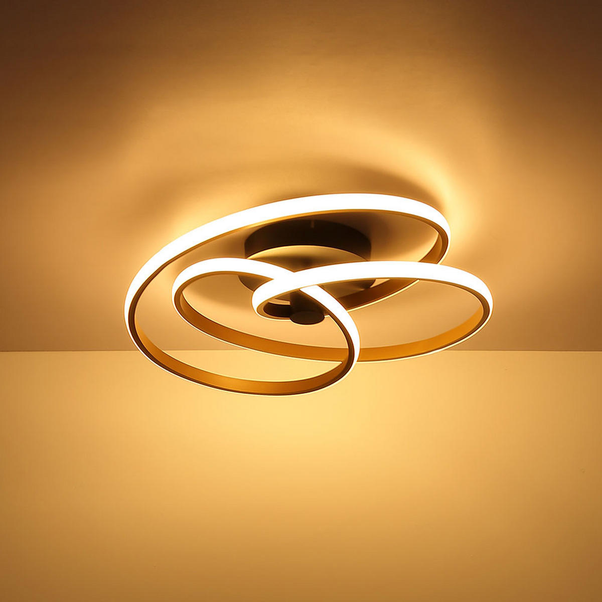 LED DECKENLEUCHTE Aluminium Silber matt - Silberfarben, Metall (50/50/16cm) - Globo Lighting