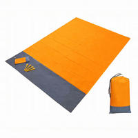PICKNICKDECKE Wasserdicht 210x200cm - Orange, Textil (200/210cm) - KRUMAD