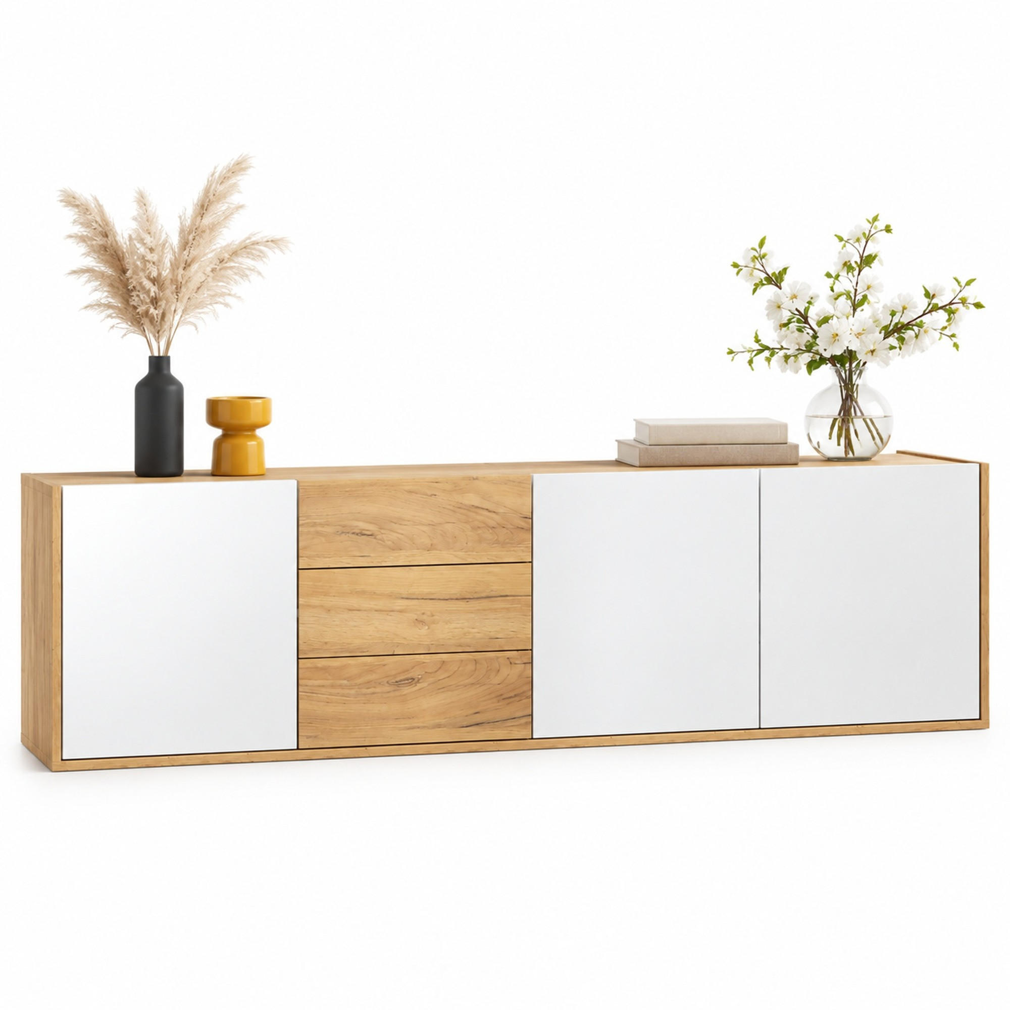 Ivmeu Tv-Lowboard Weiß 171.5x47x35 cm