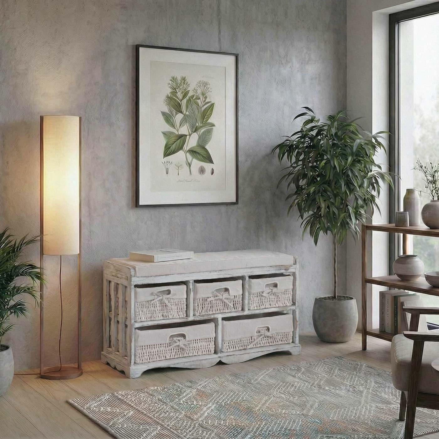 Thumbnail - MCW Kommode, Weiß, Holz, Paulownia, 77x45x36 cm, Wohnzimmer, Kommoden & Sideboards, Kommoden