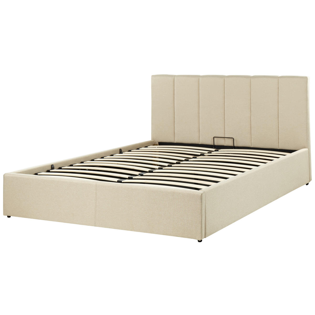 POLSTERBETT 140/200 cm Beige Dreux - Beige, Textil (140/200cm) - Beliani