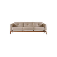 SOFA Bjorn Beige aus Stoff - Beige, Textil (220/69/82cm) - Tikamoon