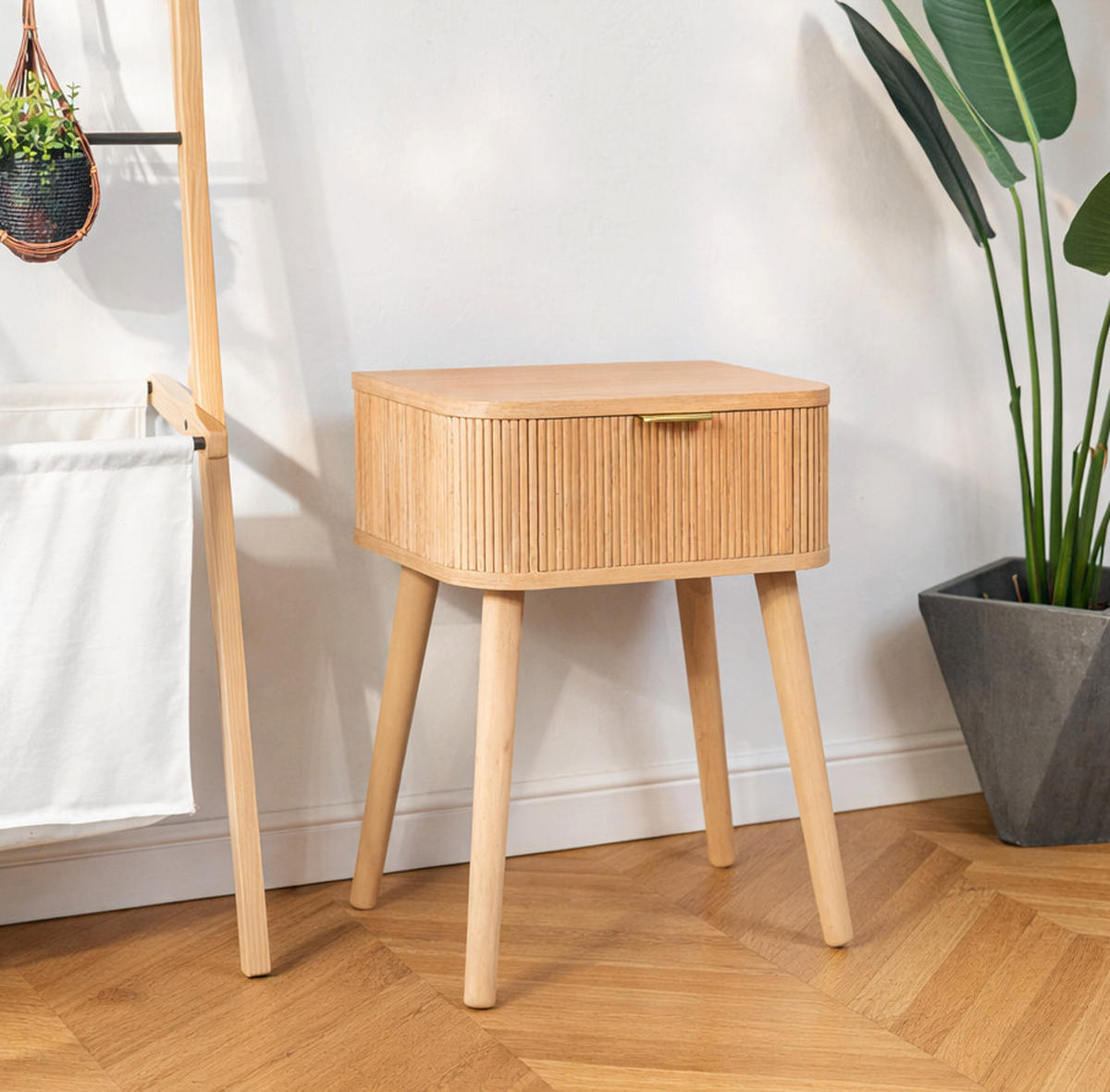NACHTTISCH Rechteckig Braun 40 x 30 x 55 cm - Braun, Holz (40/55/30cm) - Nordlys