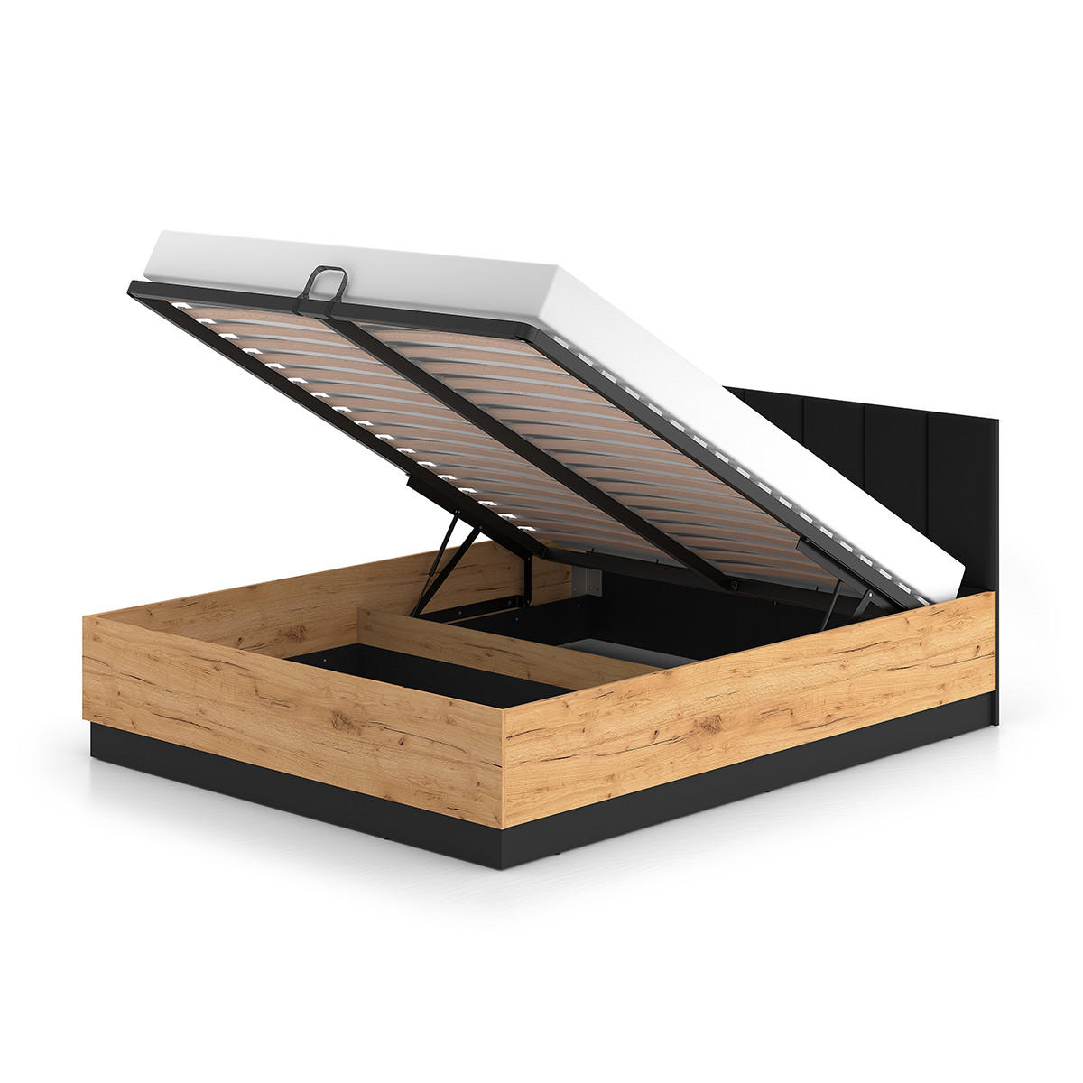 BOXSPRING POSTEL 160/200 Solal Dřevo - hnědá, kompozitní dřevo (160/200cm) - Petits-meubles