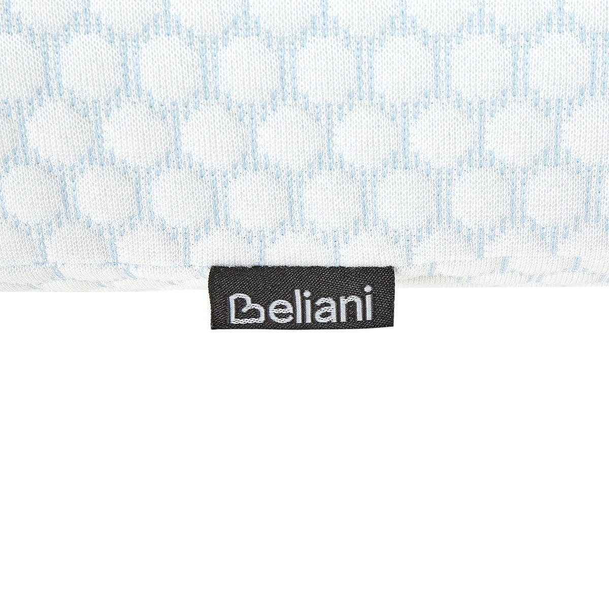 KOPFKISSEN Weiß 40/60 cm Emin - Blau/Weiß, Textil (60/40cm) - Beliani