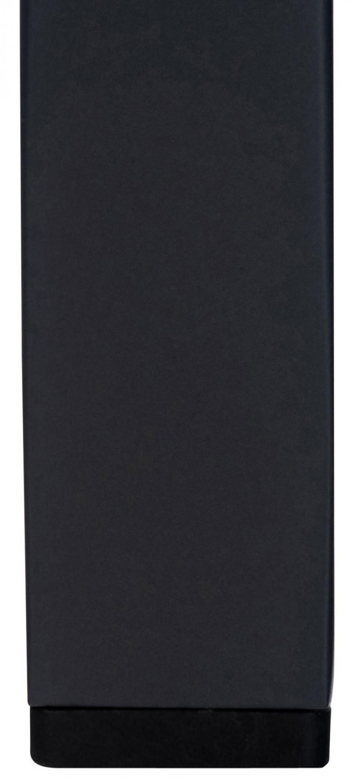 KLEIDERSTÄNDER 120x38x120-schwarz-Metall - Schwarz, Metall (120/120/38cm) - CLP