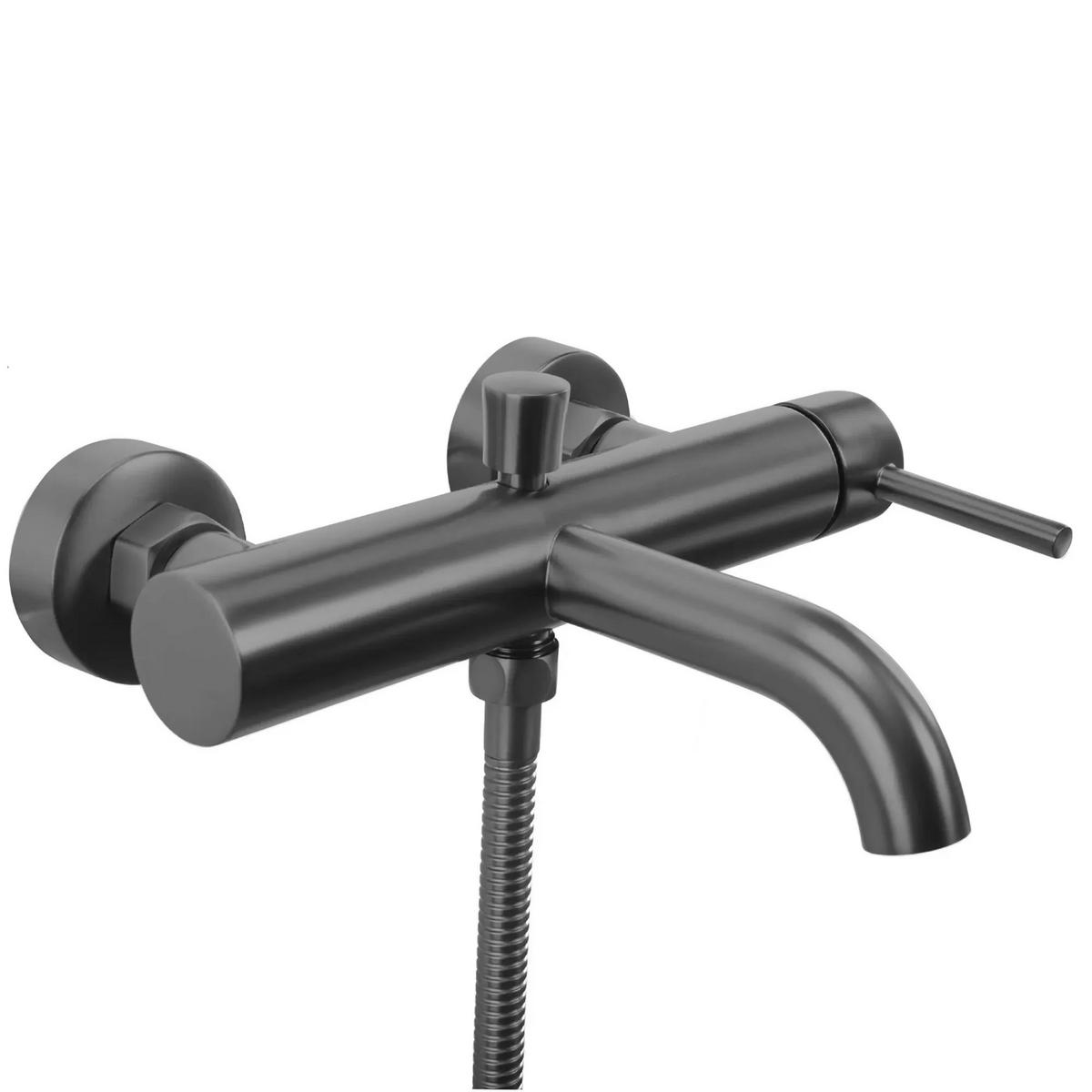 WANNENARMATUR Rea Lungo Titan - Titanfarben, Metall (19/21/25cm) - REA