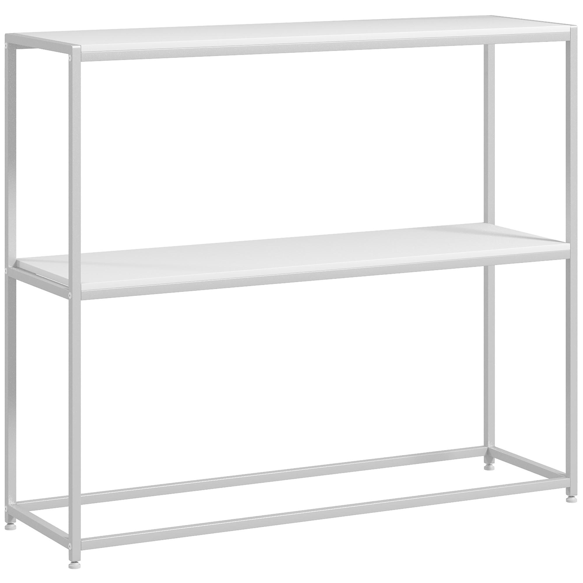 KONSOLENTISCH Weiß Spanplatte 1 Stück - Weiß, Kunststoff (100/30/87cm) - GiPP