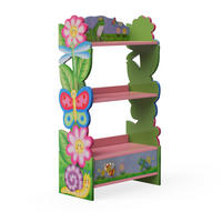 KINDER-BÜCHERREGAL, Mehrfarbig, 97cm - Multicolor, Holzwerkstoff (29/97/56cm) - Teamson Kids