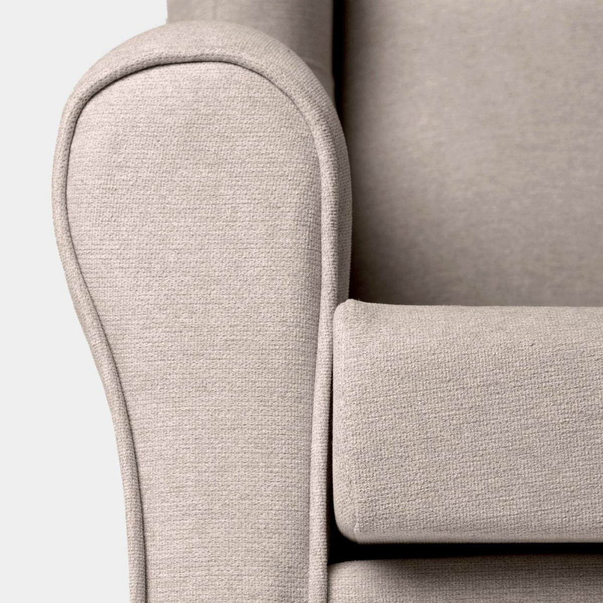 EINZELSESSEL Isabela Beige 75 cm x 103 cm - Beige, Textil (75/103/84cm)