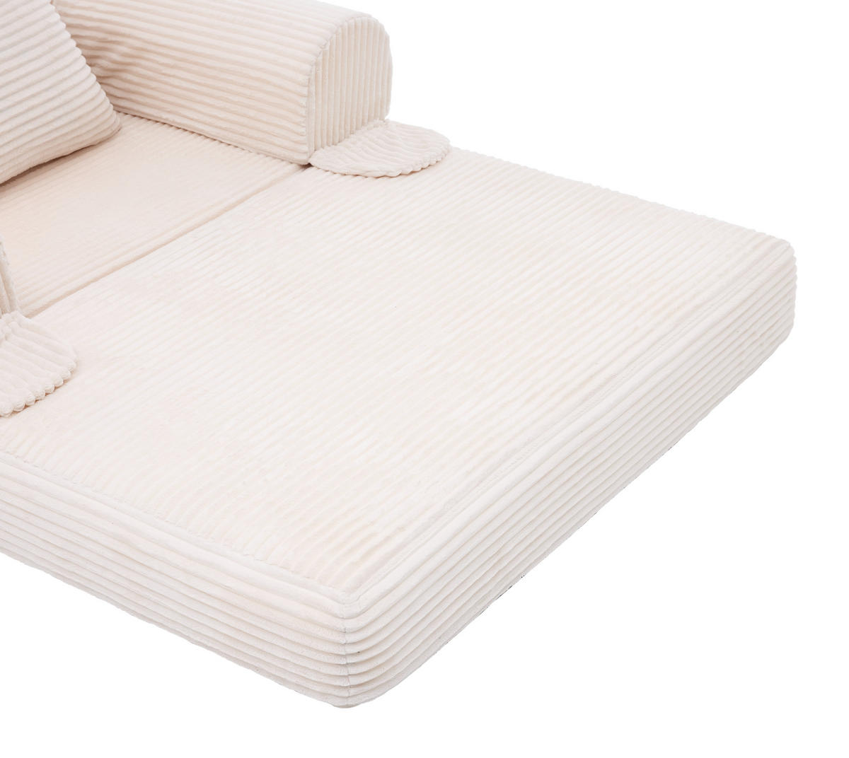SCHLAFSOFA DE-35175 klappbar 2-in-1 Beige - Beige, Textil (85/65/120cm) - ComfortXL