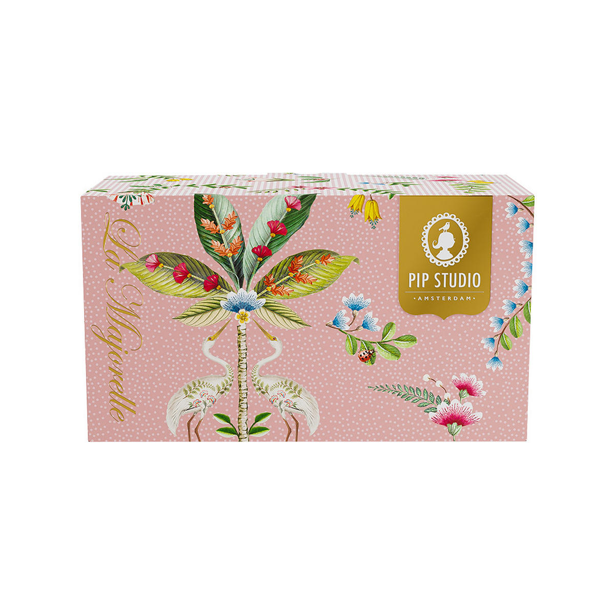 BECHER 2er-Set Large la majorelle rosa 350 ml - Rosa, Keramik (0.35L) - Pip Studio