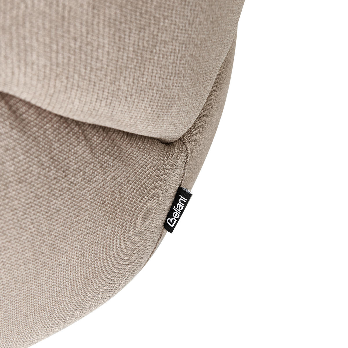 SESSEL Taupe Lejre - Taupe/Goldfarben, Textil (92/70/83cm) - Beliani