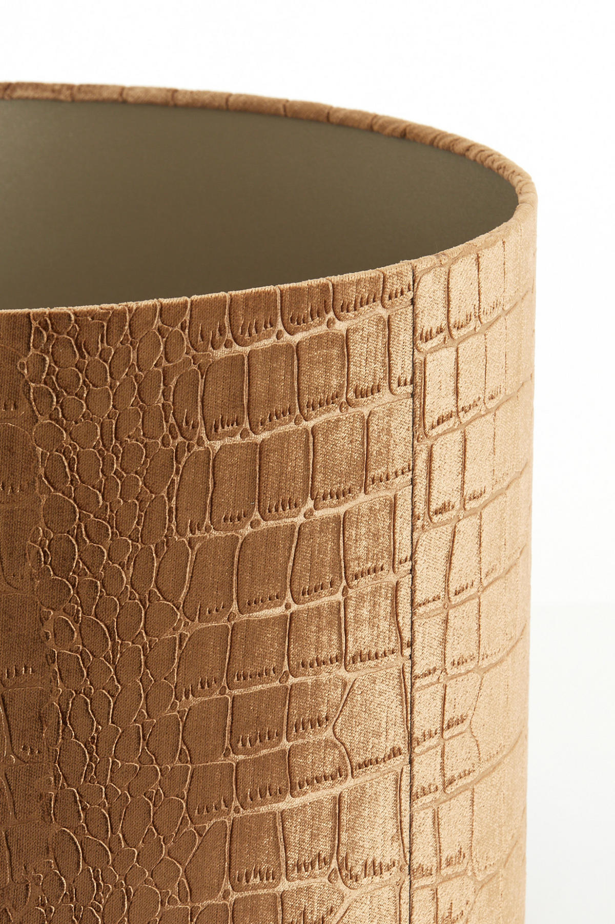LAMPENSCHIRM Praya Braun Ø40/30 cm - Braun, Textil (40/40/30cm) - Light & Living
