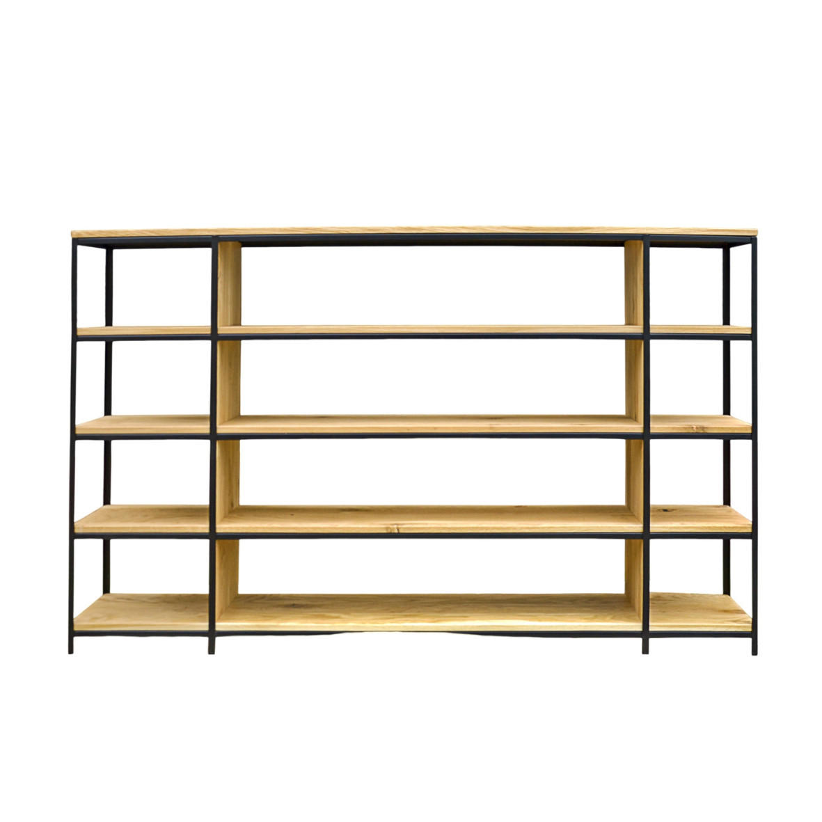 Rawood Furniture BÜCHERREGAL Eiche 200cm × 30cm × 126cm