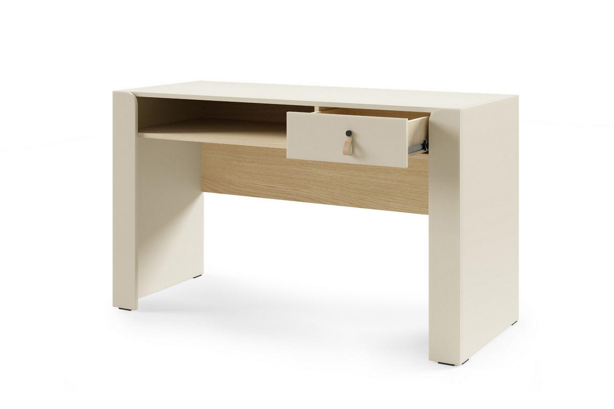 KINDERSCHREIBTISCH SOVI 16 120 / 76 / 52 cm in Macadamia / Eiche Mavelie - Eichefarben/Beige, Holzwerkstoff (120/76/52cm) - Deine Möbel 24